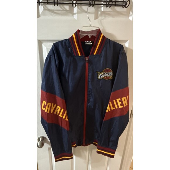 Men's Ultra Game Cleveland Cavaliers NBA Full Zip Windbreaker Jacket Size XXL